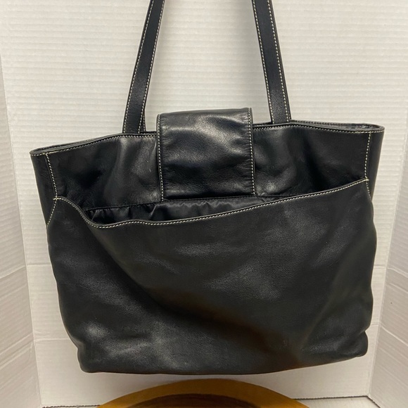 Lauren by Ralph Lauren Leather Tote Bag - Picture 4 of 14